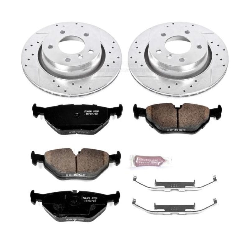 Kies-Motorsports PowerStop Power Stop 2000 BMW 323i Rear Z23 Evolution Sport Brake Kit Main image