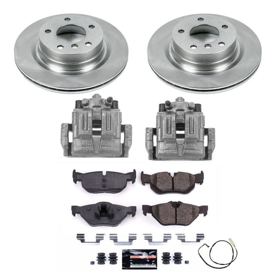 Kies-Motorsports PowerStop Power Stop 2006 BMW 325i Rear Autospecialty Brake Kit w/Calipers
