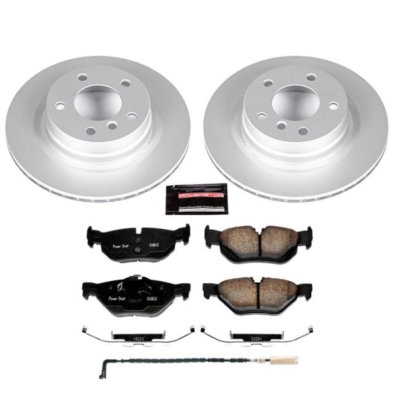 Kies-Motorsports PowerStop Power Stop 2006 BMW 325i Rear Z23 Evolution Sport Coated Brake Kit Main image