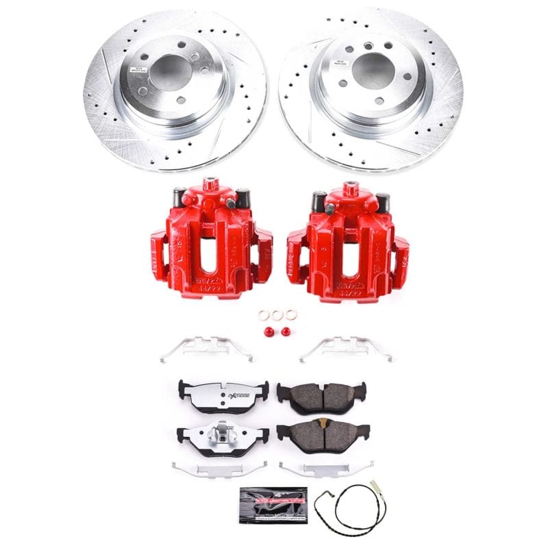 Kies-Motorsports PowerStop Power Stop 2006 BMW 325i Rear Z26 Street Warrior Brake Kit w/Calipers Main image