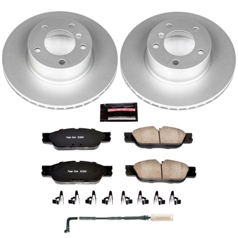 Kies-Motorsports PowerStop Power Stop 2006 BMW 325xi Front Z23 Evolution Sport Coated Brake Kit