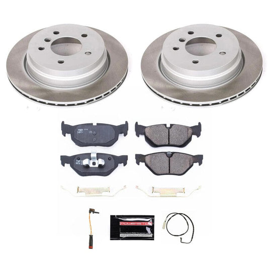 Kies-Motorsports PowerStop Power Stop 2006 BMW 325xi Rear Semi-Coated Rotor Kit