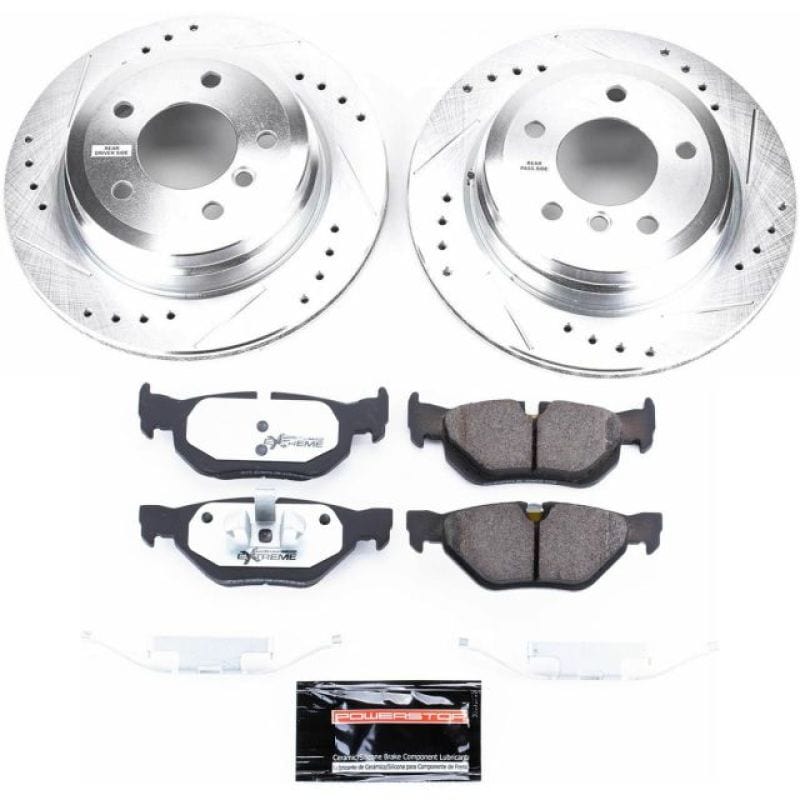 Kies-Motorsports PowerStop Power Stop 2006 BMW 325xi Rear Z26 Street Warrior Brake Kit Main image