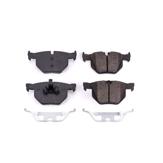 Kies-Motorsports PowerStop Power Stop 2006 BMW 330Ci Rear Z17 Evolution Ceramic Brake Pads w/Hardware