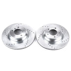 Kies-Motorsports PowerStop Power Stop 2006 BMW 330i Front Evolution Drilled & Slotted Rotors - Pair