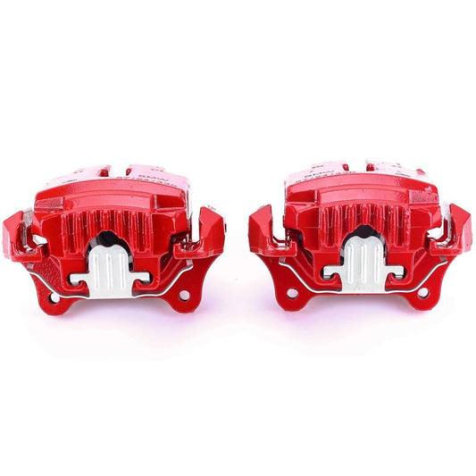 Kies-Motorsports PowerStop Power Stop 2006 BMW 330i Front Red Calipers w/Brackets - Pair