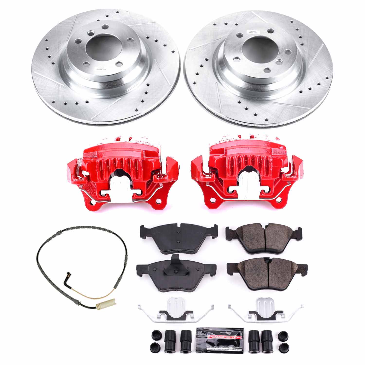 Kies-Motorsports PowerStop Power Stop 2006 BMW 330xi Front Z23 Evolution Sport Brake Kit w/Calipers