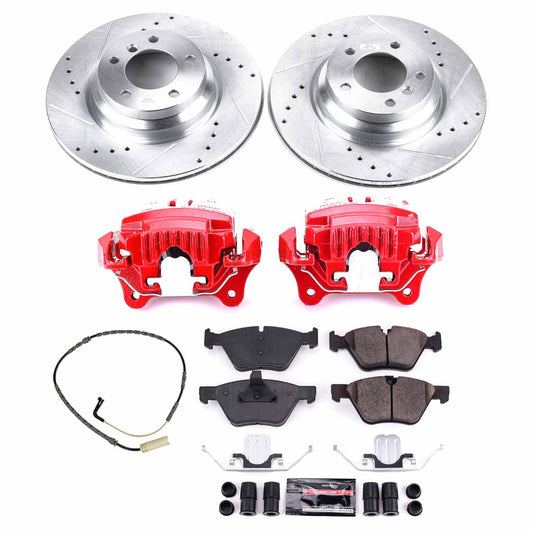Kies-Motorsports PowerStop Power Stop 2006 BMW 330xi Front Z23 Evolution Sport Brake Kit w/Calipers