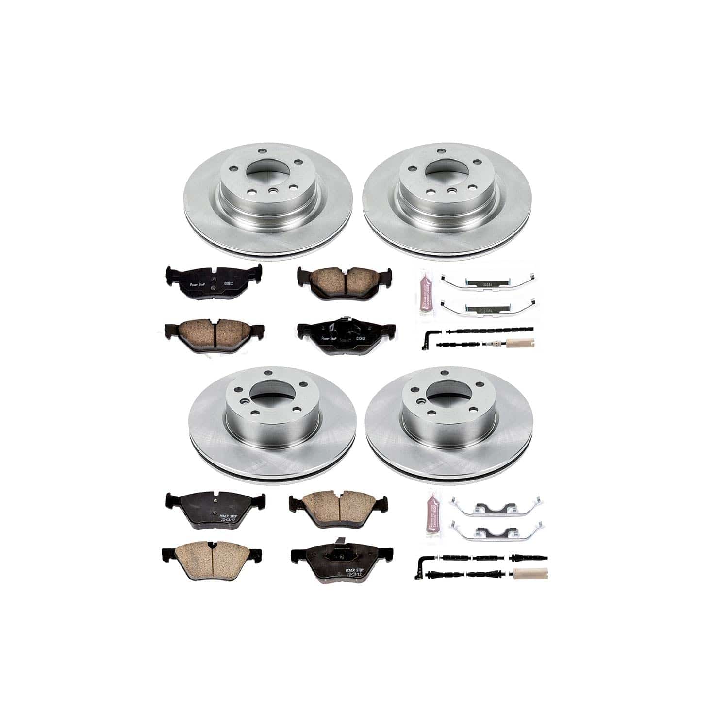 Kies-Motorsports PowerStop Power Stop 2007 BMW 328i Front & Rear Autospecialty Brake Kit Main image