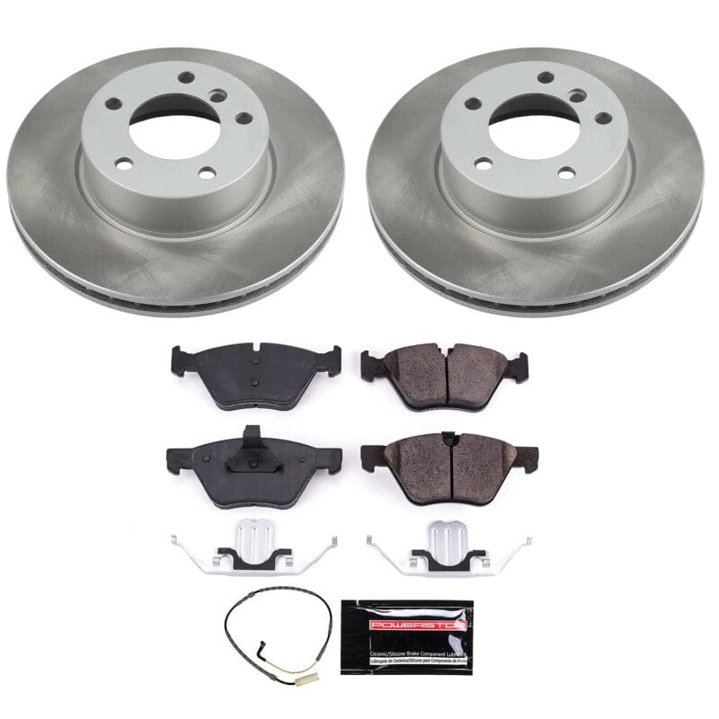 Kies-Motorsports PowerStop Power Stop 2007 BMW 328xi Front Semi-Coated Rotor Kit Main image