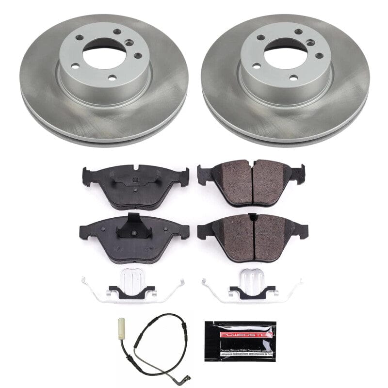 Kies-Motorsports PowerStop Power Stop 2008 BMW 328xi Front Semi-Coated Rotor Kit Main image