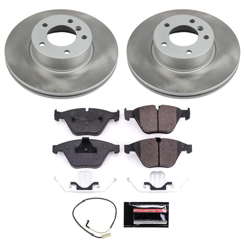Kies-Motorsports PowerStop Power Stop 2008 BMW 328xi Front Semi-Coated Rotor Kit Main image