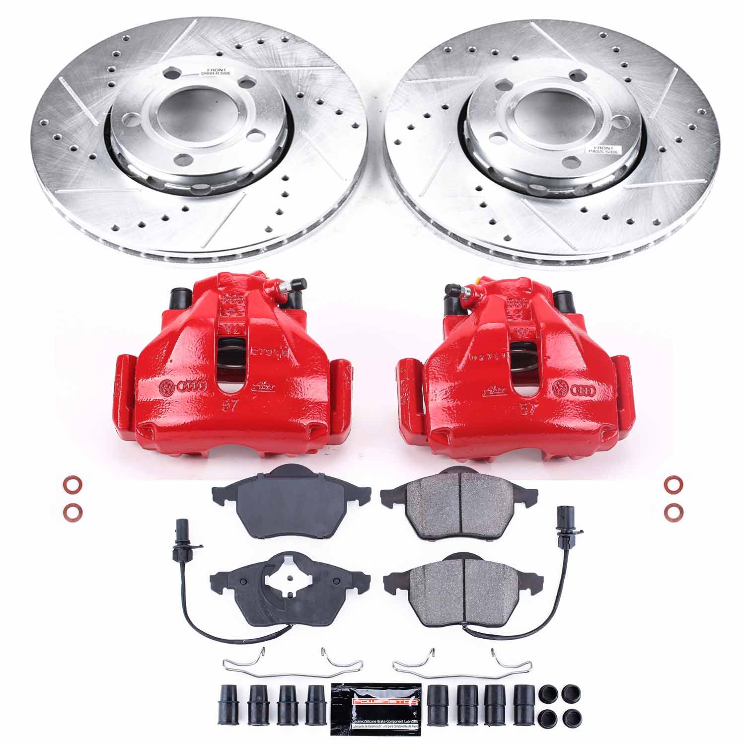 Kies-Motorsports PowerStop Power Stop 2009 BMW 335d Front Z23 Evolution Sport Brake Kit w/Calipers Main image