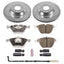 Kies-Motorsports PowerStop Power Stop 2009 BMW 335d Front Z26 Street Warrior Brake Kit