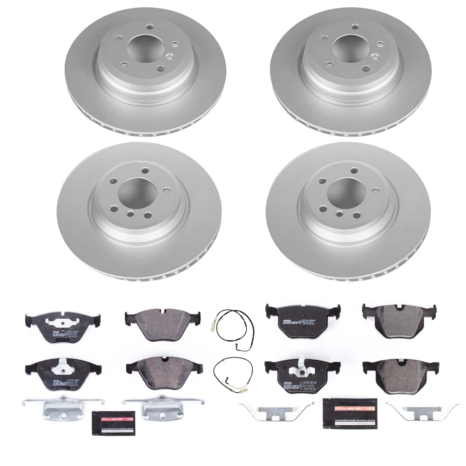 Kies-Motorsports PowerStop Power Stop 2009 BMW 335i xDrive Front & Rear Euro-Stop Brake Kit Main image