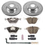 Kies-Motorsports PowerStop Power Stop 2009 BMW 335i xDrive Front Z26 Street Warrior Brake Kit