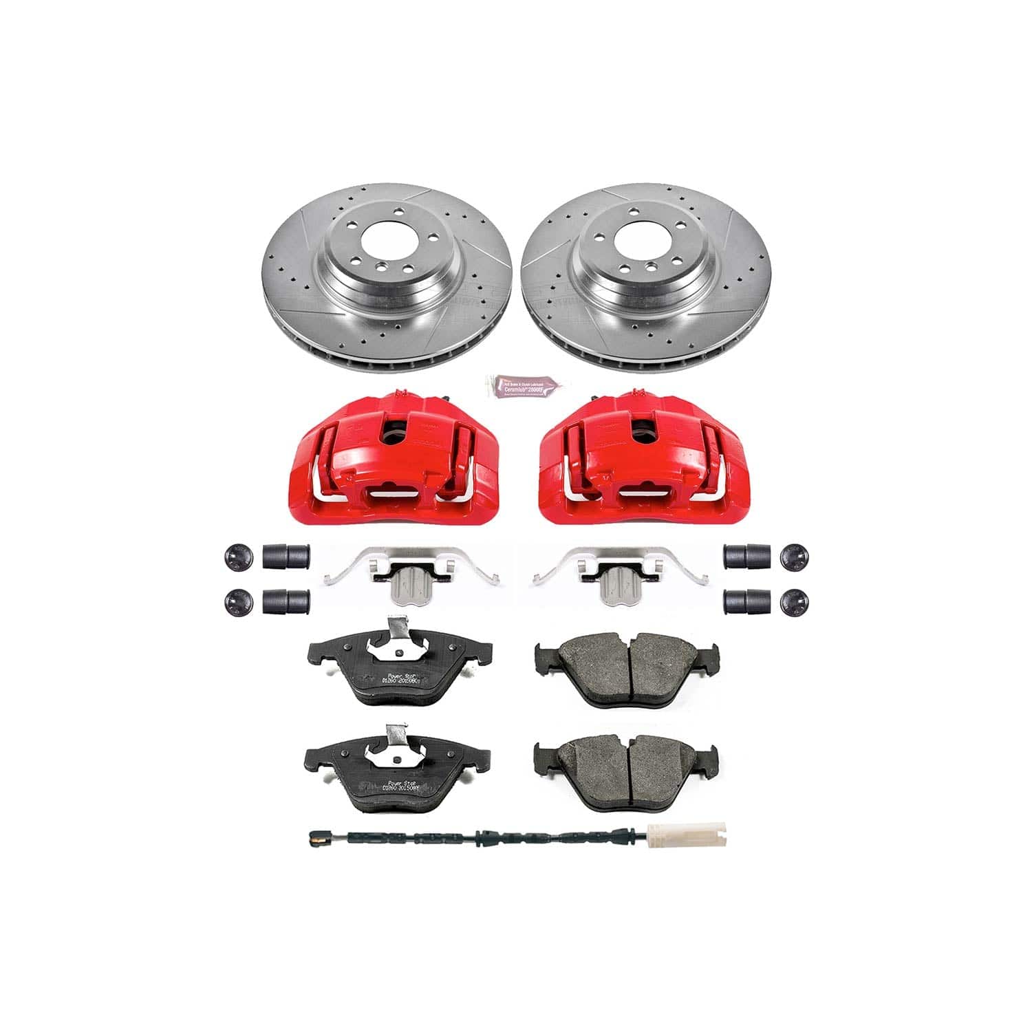 Kies-Motorsports PowerStop Power Stop 2011 BMW 335d Front Z23 Evolution Sport Brake Kit w/Calipers Main image