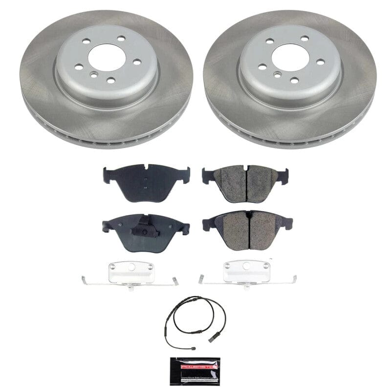 Kies-Motorsports PowerStop Power Stop 2011 BMW 535i xDrive Front Semi-Coated Rotor Kit Main image
