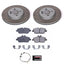 Kies-Motorsports PowerStop Power Stop 2011 Mini Cooper Front Semi-Coated Rotor Kit