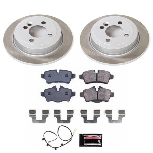Kies-Motorsports PowerStop Power Stop 2013 Mini Cooper Rear Semi-Coated Rotor Kit