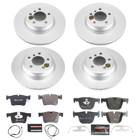 Kies-Motorsports PowerStop Power Stop 2015 BMW 328i xDrive Front & Rear Euro-Stop Brake Kit
