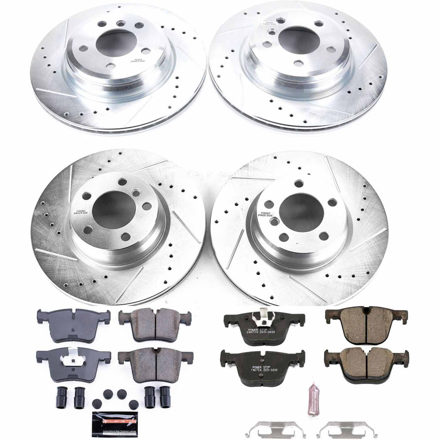 Kies-Motorsports PowerStop Power Stop 2015 BMW 328i xDrive Front & Rear Z23 Evolution Sport Brake Kit Main image