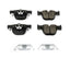 Kies-Motorsports PowerStop Power Stop 2016 BMW 328i Rear Z17 Evolution Ceramic Brake Pads w/Hardware