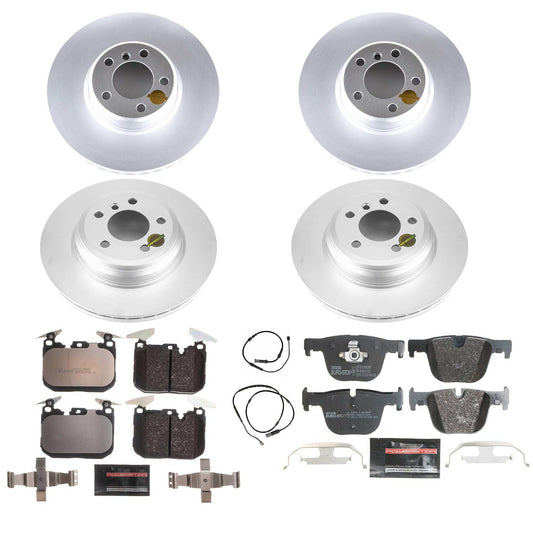 Kies-Motorsports PowerStop Power Stop 2016 BMW 328i xDrive Front & Rear Euro-Stop Brake Kit