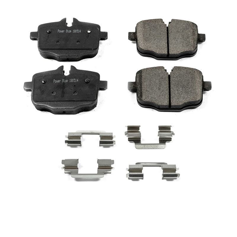 Kies-Motorsports PowerStop Power Stop 2017 BMW 530i Rear Z17 Evolution Ceramic Brake Pads w/Hardware Main image