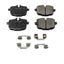 Kies-Motorsports PowerStop Power Stop 2017 BMW 530i Rear Z17 Evolution Ceramic Brake Pads w/Hardware