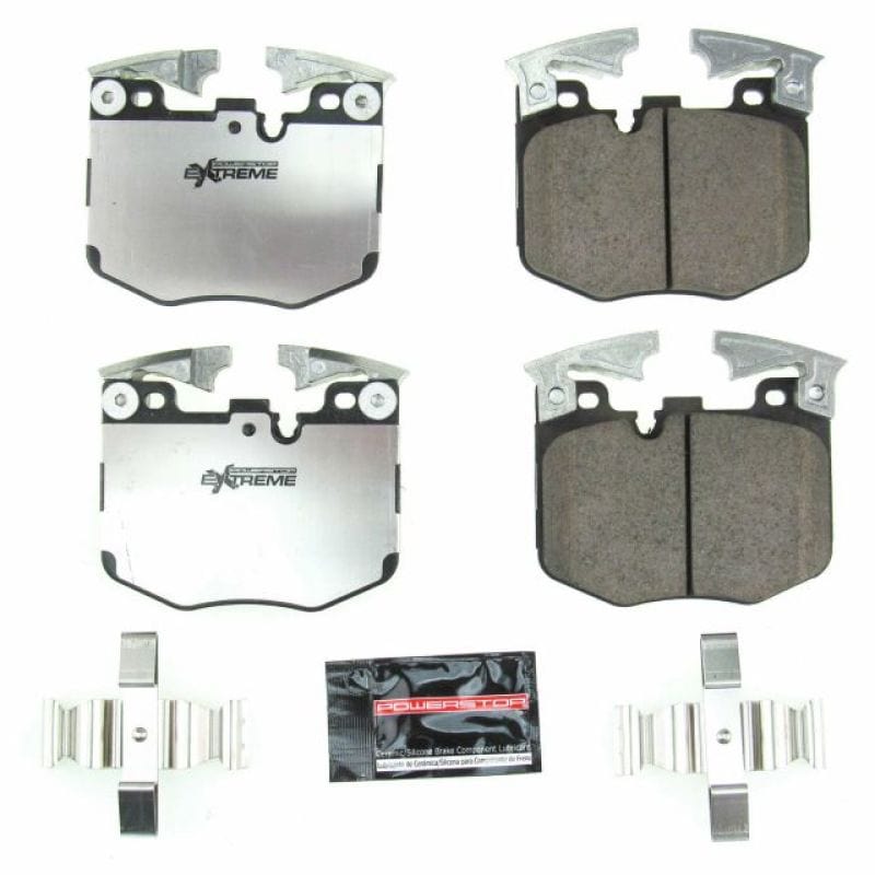 Kies-Motorsports PowerStop Power Stop 2019 BMW 330i Front Z26 Extreme Street Brake Pads w/Hardware Main image