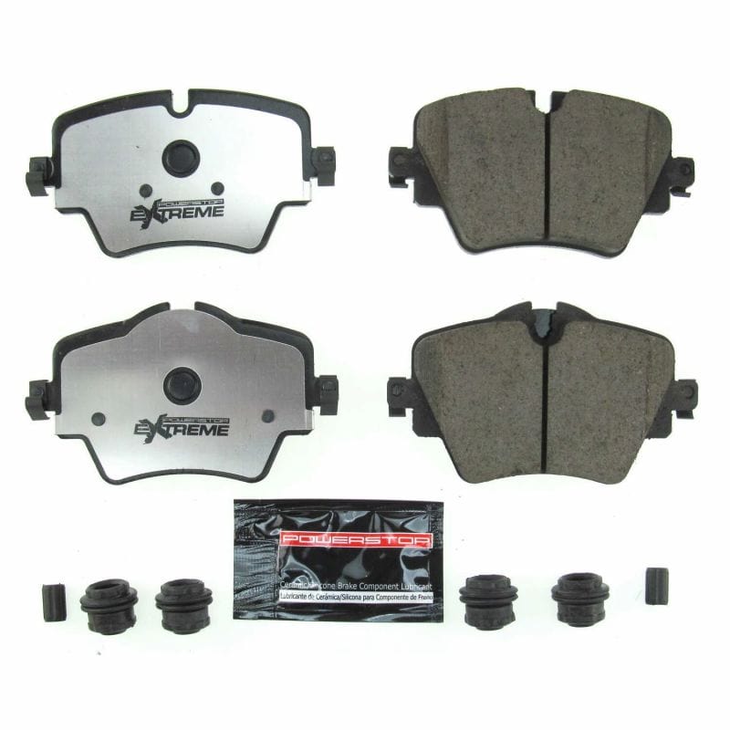 Kies-Motorsports PowerStop Power Stop 2019 BMW 330i Front Z26 Extreme Street Brake Pads w/Hardware Main image