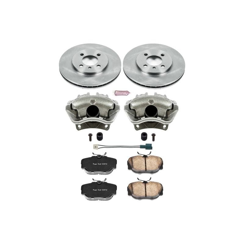 Kies-Motorsports PowerStop Power Stop 91-92 BMW 318i Front Autospecialty Brake Kit w/Calipers Main image