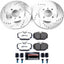 Kies-Motorsports PowerStop Power Stop 91-92 BMW 318i Front Z26 Street Warrior Brake Kit