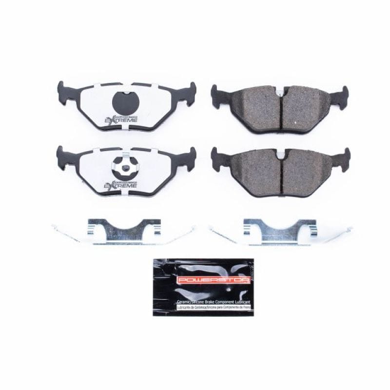 Kies-Motorsports PowerStop Power Stop 91-98 BMW 318i Rear Z26 Extreme Street Brake Pads w/Hardware