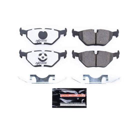 Kies-Motorsports PowerStop Power Stop 91-98 BMW 318i Rear Z26 Extreme Street Brake Pads w/Hardware
