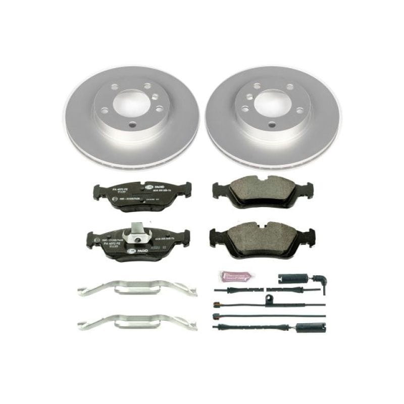 Kies-Motorsports PowerStop Power Stop 92-98 BMW 318i Front Euro-Stop Brake Kit Main image