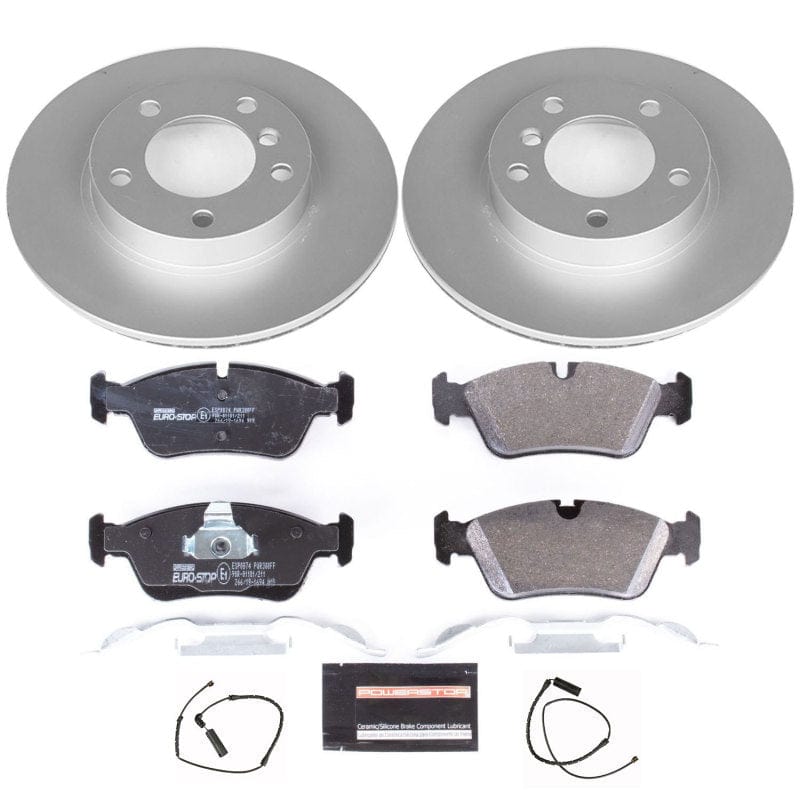 Power Stop 92-98 BMW 318i Front Euro-Stop Brake Kit Secondary image