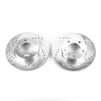 Kies-Motorsports PowerStop Power Stop 92-98 BMW 318i Front Evolution Drilled & Slotted Rotors - Pair