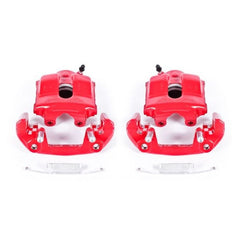 Kies-Motorsports PowerStop Power Stop 92-98 BMW 318i Front Red Calipers w/Brackets - Pair