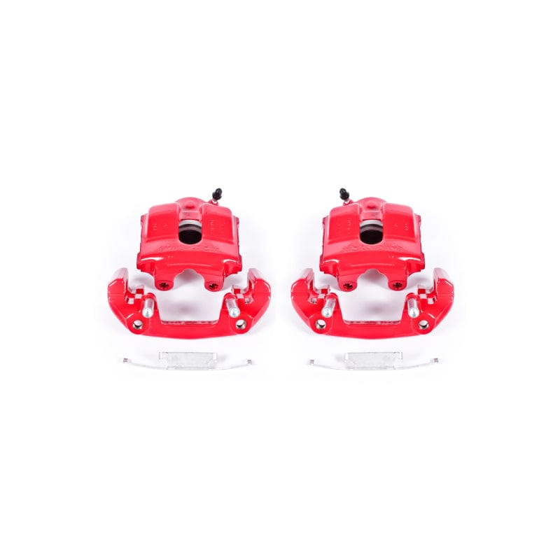 Kies-Motorsports PowerStop Power Stop 92-98 BMW 318i Front Red Calipers w/Brackets - Pair