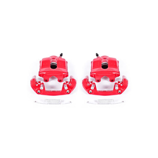 Kies-Motorsports PowerStop Power Stop 92-98 BMW 318i Front Red Calipers w/Brackets - Pair