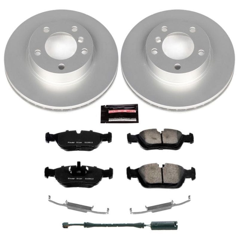 Kies-Motorsports PowerStop Power Stop 92-98 BMW 318i Front Z23 Evolution Sport Coated Brake Kit Main image