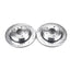 Kies-Motorsports PowerStop Power Stop 94-95 BMW 540i Rear Evolution Drilled & Slotted Rotors - Pair