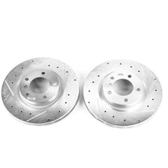 Kies-Motorsports PowerStop Power Stop 95-99 BMW M3 Front Evolution Drilled & Slotted Rotors - Pair