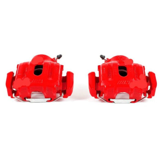 Kies-Motorsports PowerStop Power Stop 95-99 BMW M3 Front Red Calipers w/Brackets - Pair