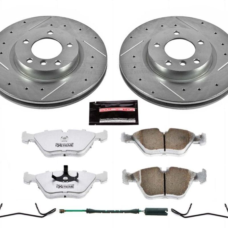 Kies-Motorsports PowerStop Power Stop 95-99 BMW M3 Front Z26 Street Warrior Brake Kit Main image