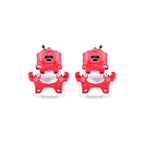 Kies-Motorsports PowerStop Power Stop 95-99 BMW M3 Rear Red Calipers w/Brackets - Pair
