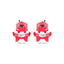 Kies-Motorsports PowerStop Power Stop 95-99 BMW M3 Rear Red Calipers w/Brackets - Pair