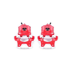 Kies-Motorsports PowerStop Power Stop 95-99 BMW M3 Rear Red Calipers w/Brackets - Pair